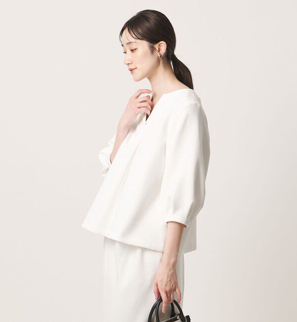 UNITED ARROWS「LIGHT SPONGY ブラウス ‐ウォッシャブル‐」|シャツ・ブラウス|