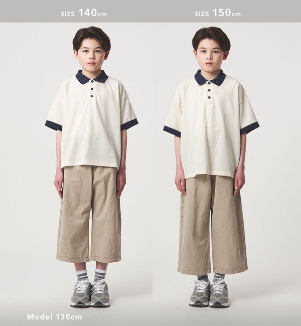 UNITED ARROWS green label relaxing「バイカラー カノコポロシャツ / キッズ  100cm-160cm」|ポロシャツ|
