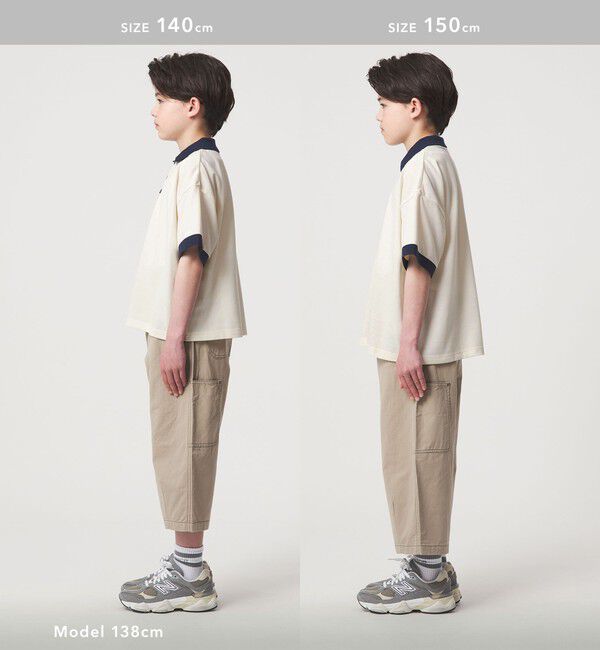 UNITED ARROWS green label relaxing「バイカラー カノコポロシャツ / キッズ  100cm-160cm」|ポロシャツ|
