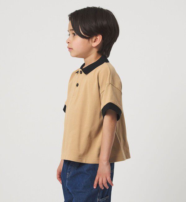UNITED ARROWS green label relaxing「バイカラー カノコポロシャツ / キッズ  100cm-160cm」|ポロシャツ|