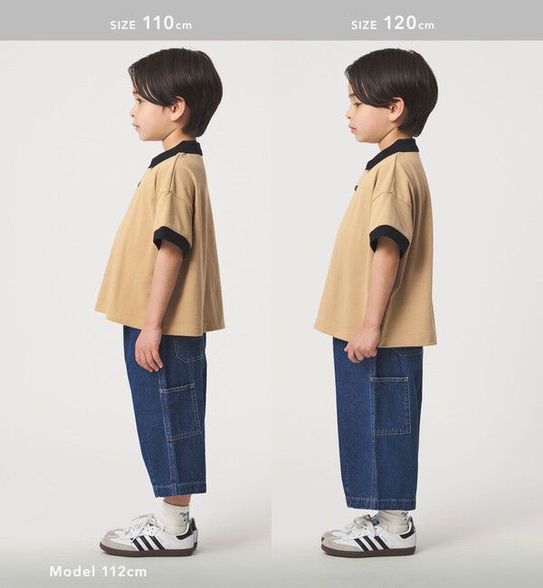 UNITED ARROWS green label relaxing「バイカラー カノコポロシャツ / キッズ  100cm-160cm」|ポロシャツ|