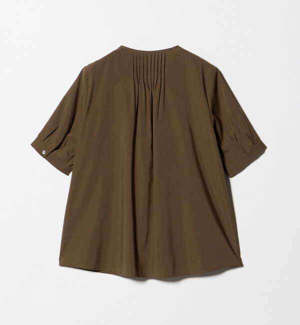 UNITED ARROWS green label relaxing「ピンタック 5分袖 ブラウス」|シャツ・ブラウス|
