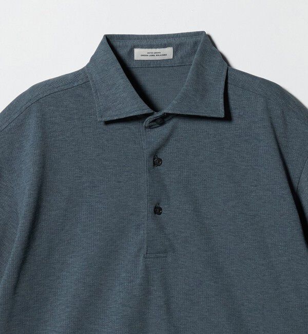 UNITED ARROWS green label relaxing「プライムフレックス ドット メッシュ カッタウェイ ビズポロ ポロシャツ -ストレッチ・吸水速乾・通気性-」|ポロシャツ|