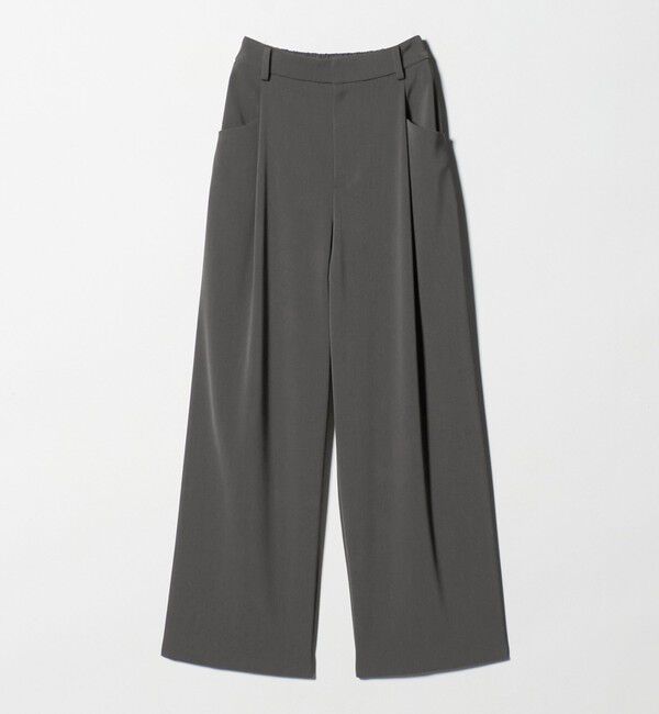 BEAUTY&YOUTH UNITED ARROWS「ポリエステルブレンド ツイルバックゴムパンツ」|スラックス|