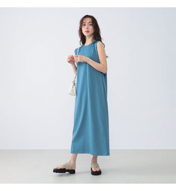 Demi-Luxe BEAMS 「ATON / スビン ノースリーブドレス」|ワンピース|
