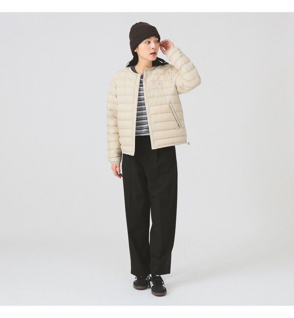 Ray BEAMS 「DANTON / インナー ダウン クルーネック ジャケット 25FW」|ブルゾン・スタジャン|