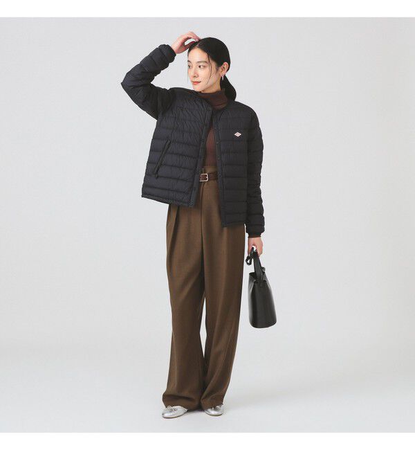Ray BEAMS 「DANTON / インナー ダウン クルーネック ジャケット 25FW」|ブルゾン・スタジャン|