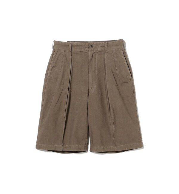Ray BEAMS 「FARAH / Garment Dye Pin Tuck Wide Shorts」|その他|BROWN