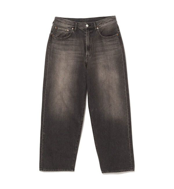 BEAMS「BEAMS｜Wide Denim Pants｜5ポケット ヴィンテージディテール｜スピンドル仕様 ベルトレス」|デニム|