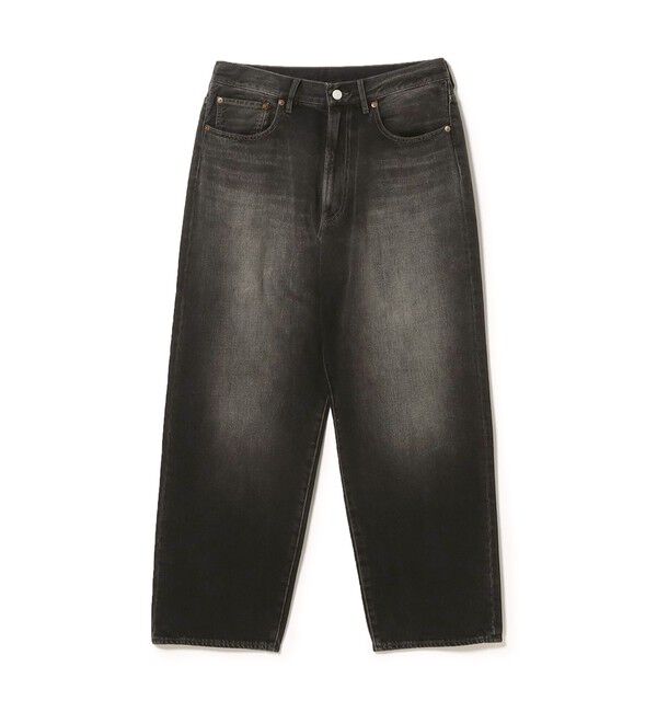 BEAMS「BEAMS｜Wide Denim Pants｜5ポケット ヴィンテージディテール｜スピンドル仕様 ベルトレス」|デニム|