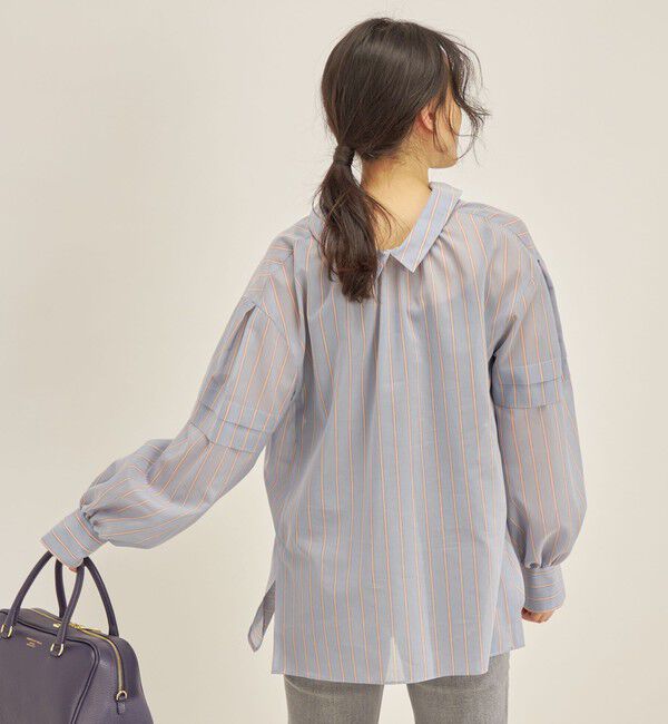 SHIPS for women「〈手洗い可能〉オーガニック コットン 2WAY ブラウス◇」|シャツ・ブラウス|