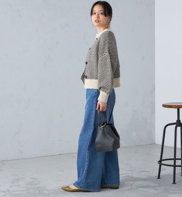 SHIPS for women「〈手洗い可能〉前後 2WAY ジャカード プルオーバー 24SS ◇」|ニット・セーター|