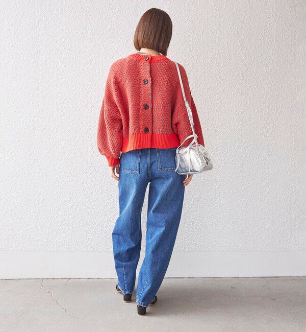 SHIPS for women「〈手洗い可能〉前後 2WAY ジャカード プルオーバー 24SS ◇」|ニット・セーター|