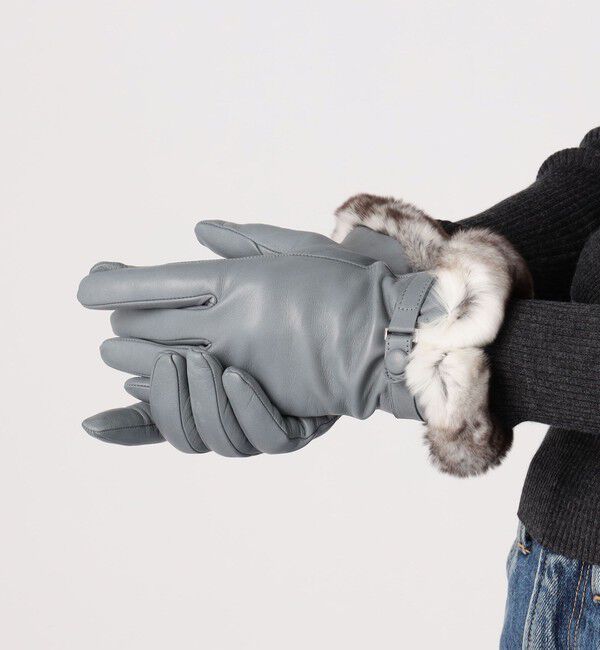 TOMORROWLAND GOODS「Gala Gloves レッキスファー ベルテッド グローブ」|手袋|