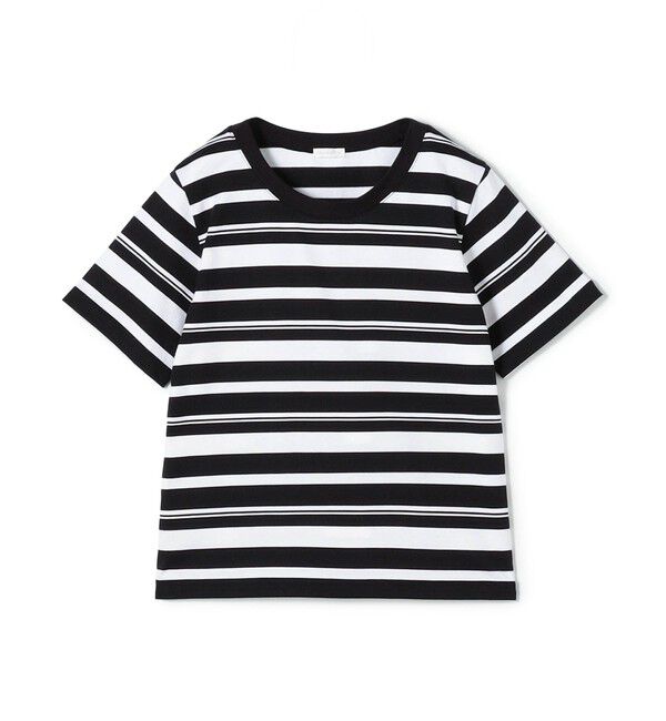 GALERIE VIE「ファインコットン ショートプルオーバー」|Tシャツ・カットソー|14 ブラック系