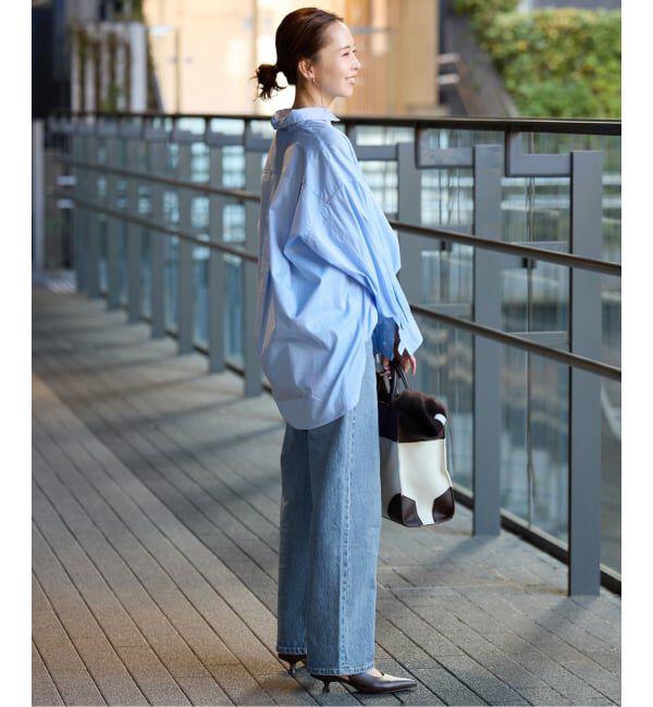 SLOBE IENA「《3サイズ展開/追加6》LE DENIM ストレートデニムパンツ」|デニム|