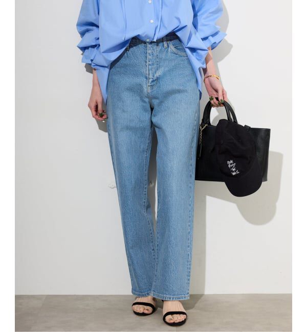 SLOBE IENA「《3サイズ展開/追加6》LE DENIM ストレートデニムパンツ」|デニム|