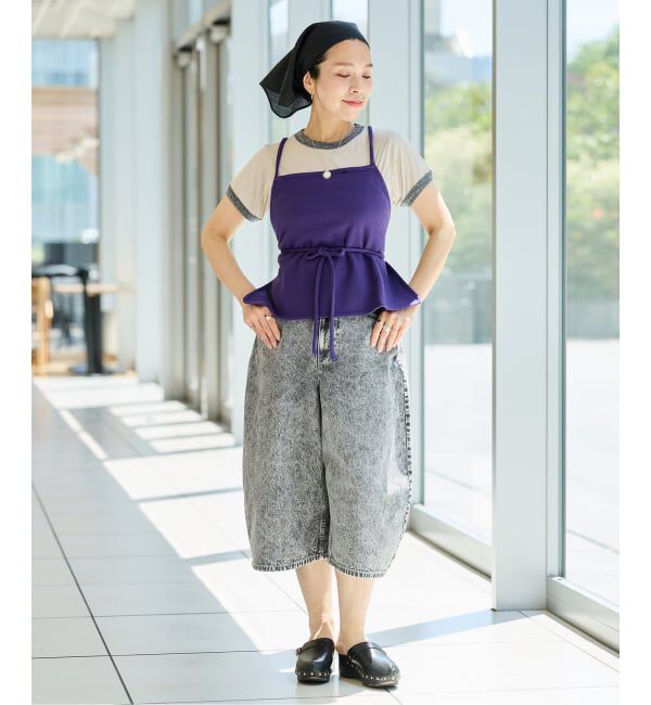 IENA LA BOUCLE「fifi collection フィフィコレクション Sweat apron top 26-04」|その他|