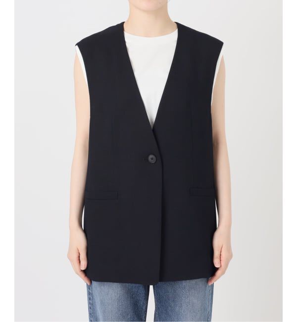 Spick and Span「ドライメッシュツイードベスト」|ベスト・ジレ|