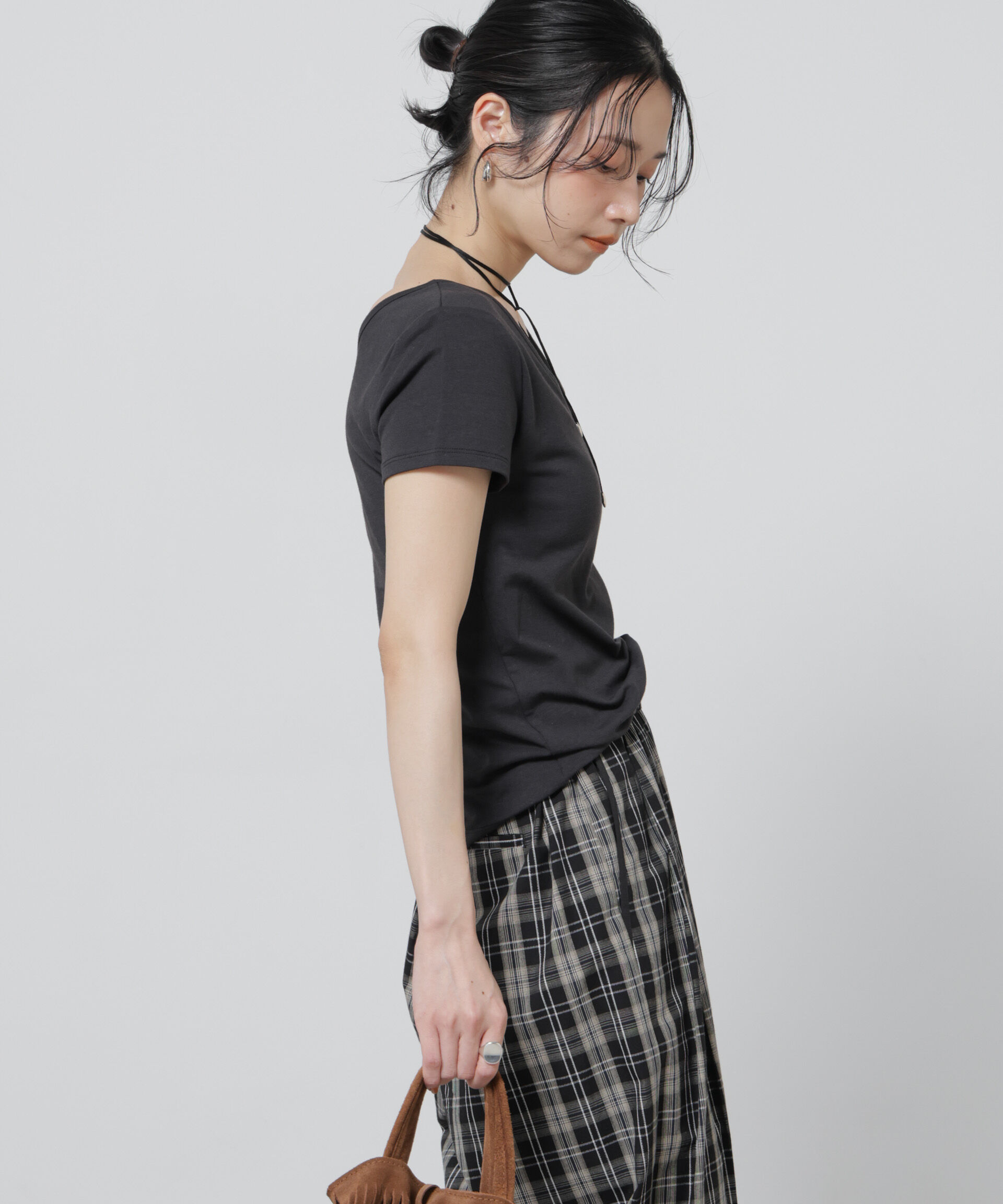 nano･universe「Anti Soaked(R) 汗染み防止カップ付きTシャツ」|Tシャツ・カットソー|