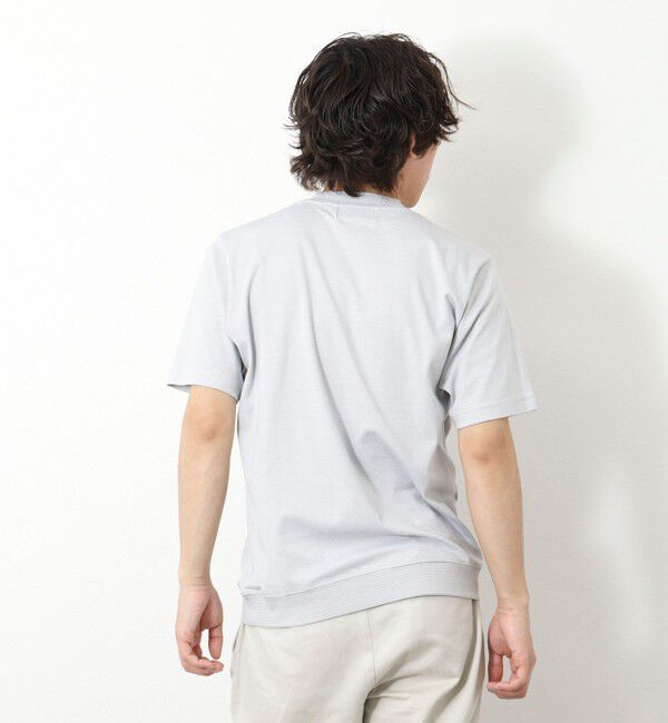 NOLLEY'S goodman「《ビジカジ対応》セミシルケットスムース ボーダードレスTシャツ 25SS」|Tシャツ・カットソー|