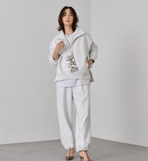  「【A・MONN】【セットアップ着用可能】ZIP SWEAT プルオーバー」|Tシャツ・カットソー|