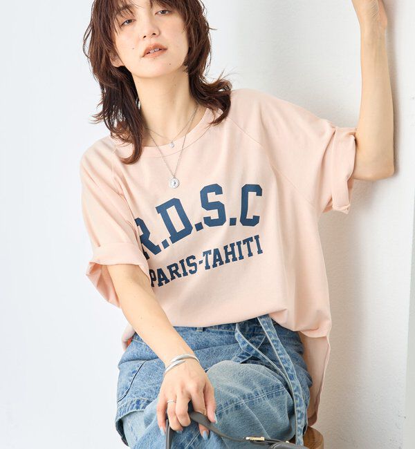  「【Yossshiiii企画/6色展開/ひんやりタッチ】R.D.S.CロゴTee」|Tシャツ・カットソー|ピンク
