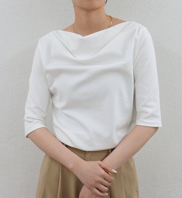 「ドレープカットソー」|Tシャツ・カットソー|