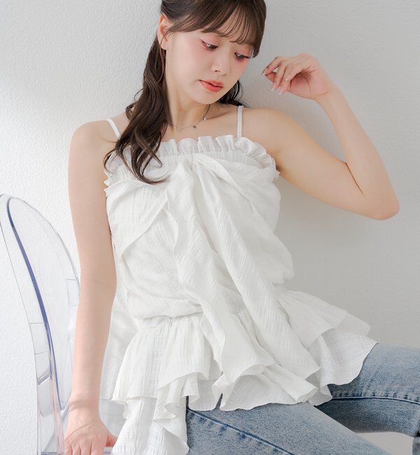  「ドロップデザインオフショルチュニック」|シャツ・ブラウス|