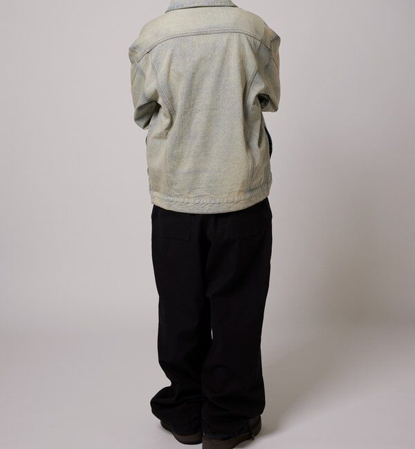  「【UNISEX/ユニセックス】アイレットデニムジャケット」|ブルゾン・スタジャン|