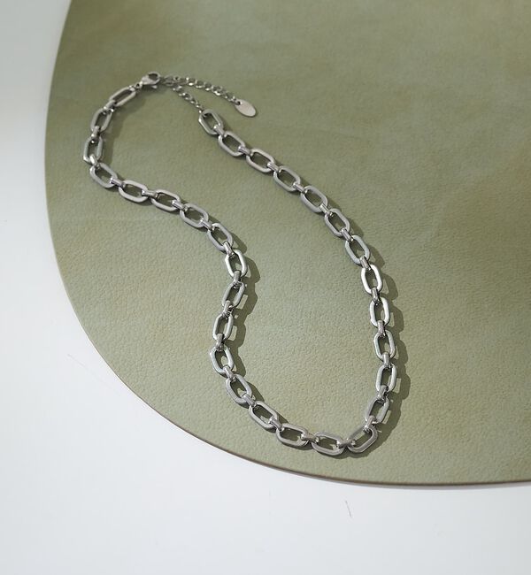 collex「【dignif】【金属アレルギー対応】ネックレス　Flat Link」|ネックレス|シルバー