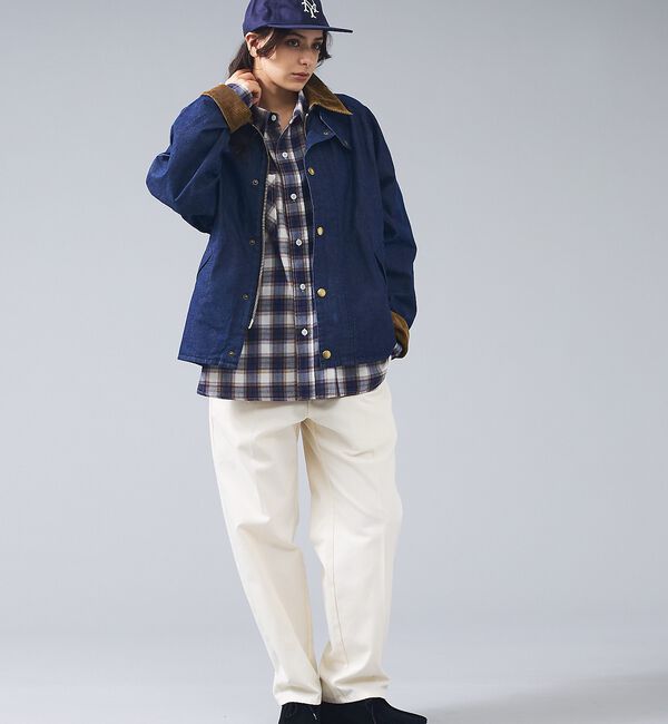 ABAHOUSE「【BARBOUR / バブアー】TRANSPORT DENIM / トランスポー」|ブルゾン・スタジャン|