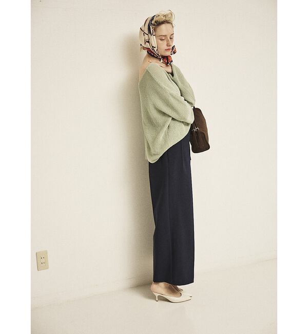 Rouge vif「【一部店舗限定】バックスリット ゆるメッシュニット」|ニット・セーター|