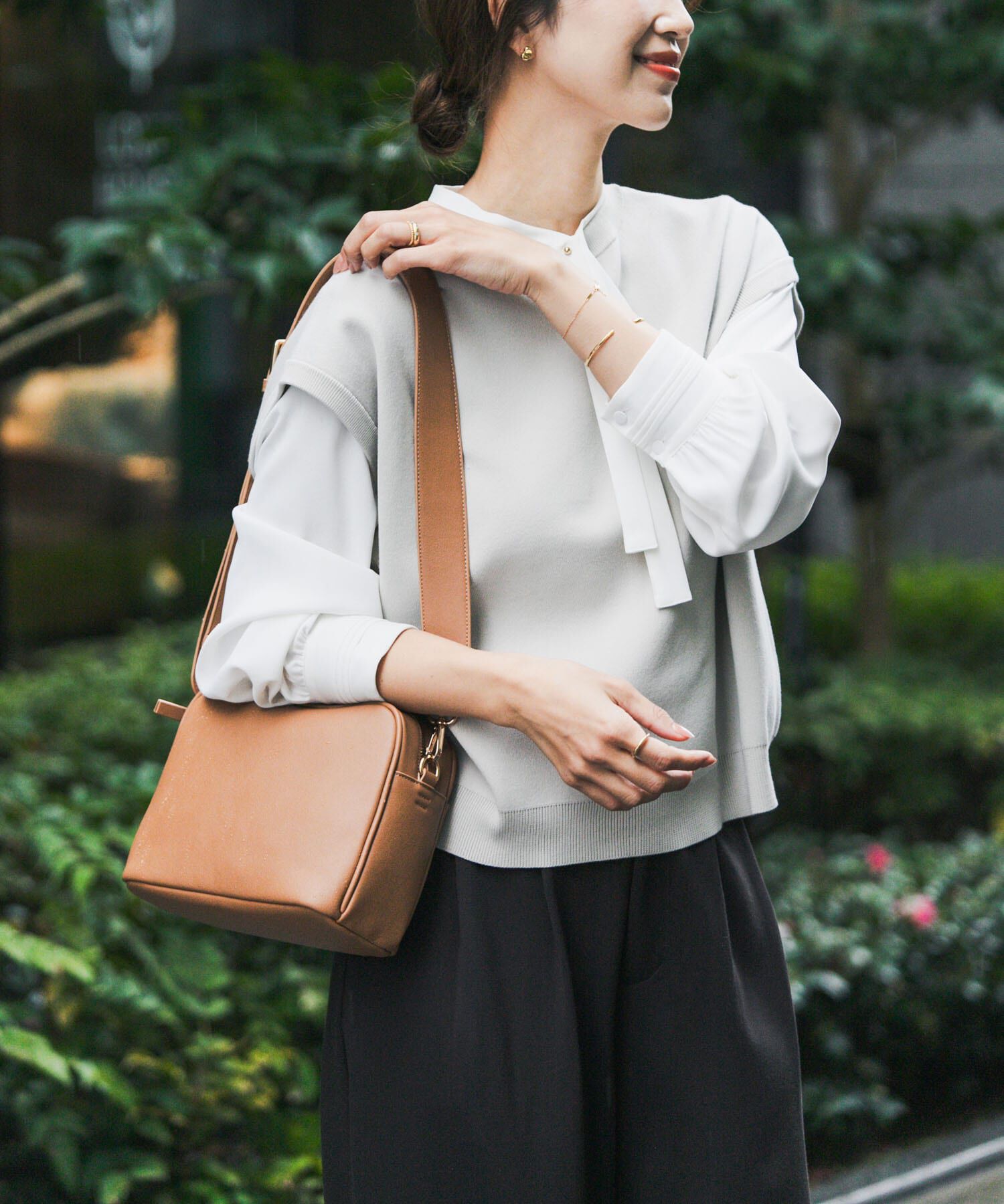 URBAN RESEARCH DOORS「『仁村紗和さん着用』『UR TECH Renew Knit』2WAYベスト」|ベスト・ジレ|