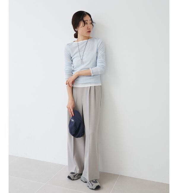 le.coeur blanc「シアークルーネックプルオーバー」|Tシャツ・カットソー|