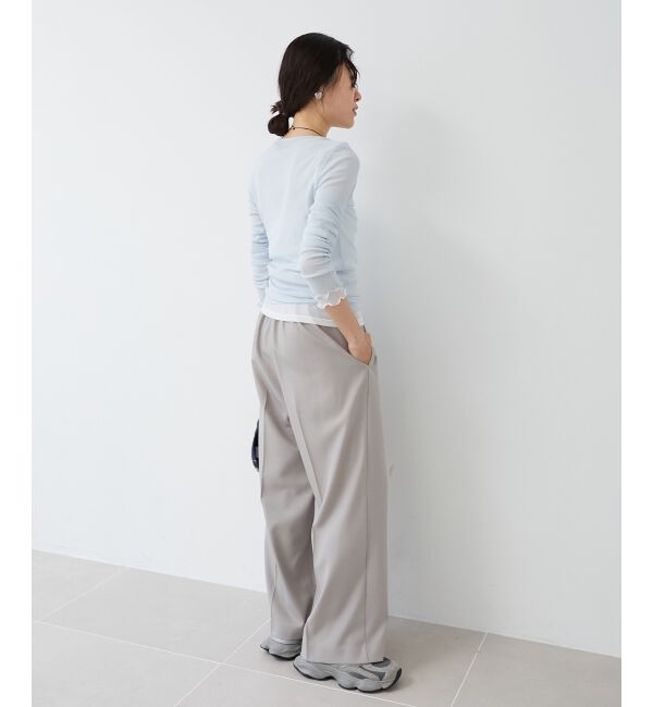 le.coeur blanc「シアークルーネックプルオーバー」|Tシャツ・カットソー|