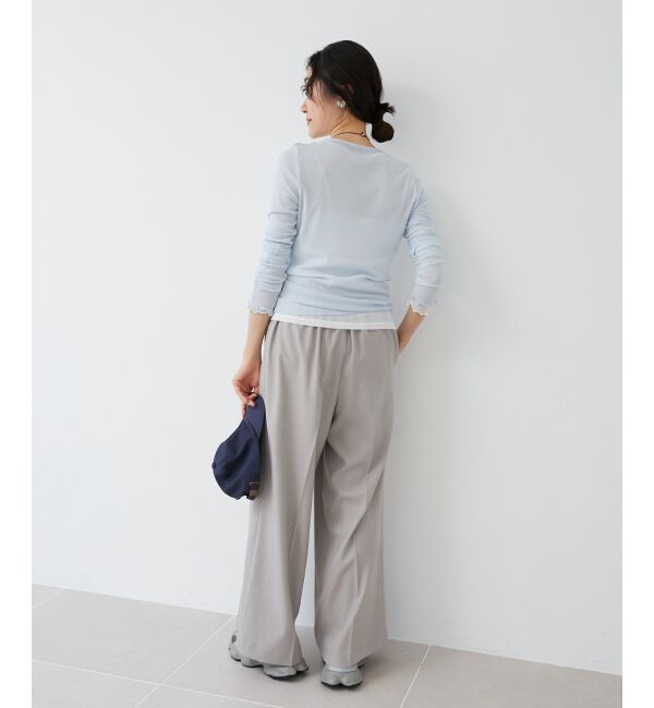 le.coeur blanc「シアークルーネックプルオーバー」|Tシャツ・カットソー|