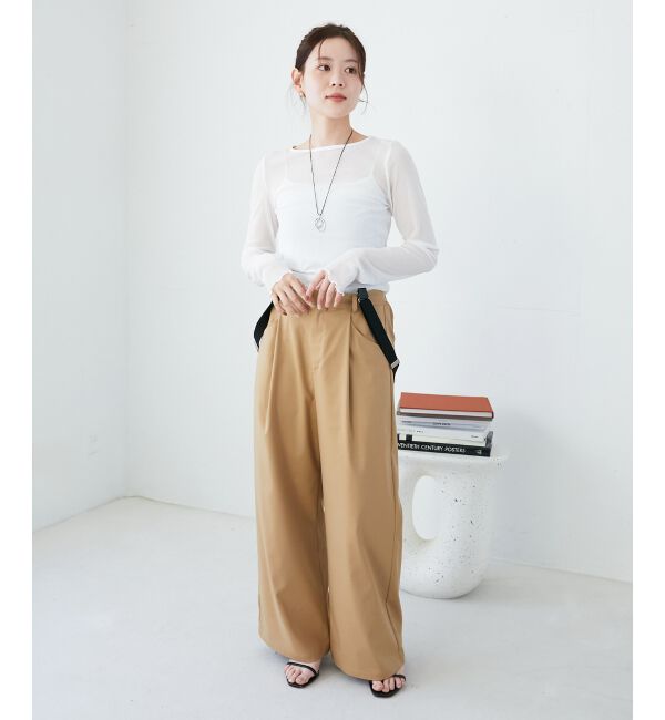 le.coeur blanc「シアークルーネックプルオーバー」|Tシャツ・カットソー|