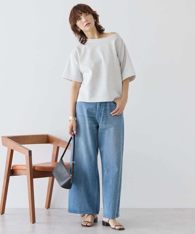 AMERICAN HOLIC「2WAYオフショルスウェット半袖プルオーバー」|スウェット・ジャージ|