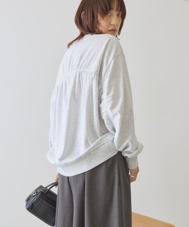 AMERICAN HOLIC「バックギャザー裏毛スウェット」|スウェット・ジャージ|Light Gray Mixture