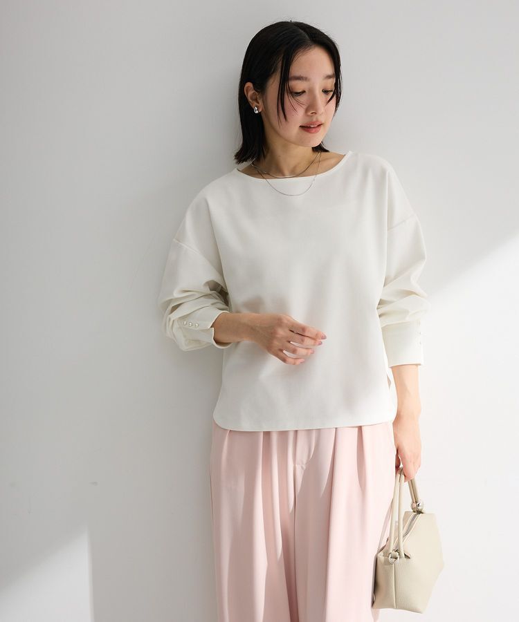 Green Parks「パールスリーブカットプルオーバー」|Tシャツ・カットソー|