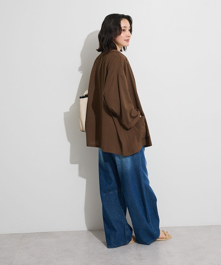 Green Parks「【適ON】シアーシャツジャケット」|テーラードジャケット|