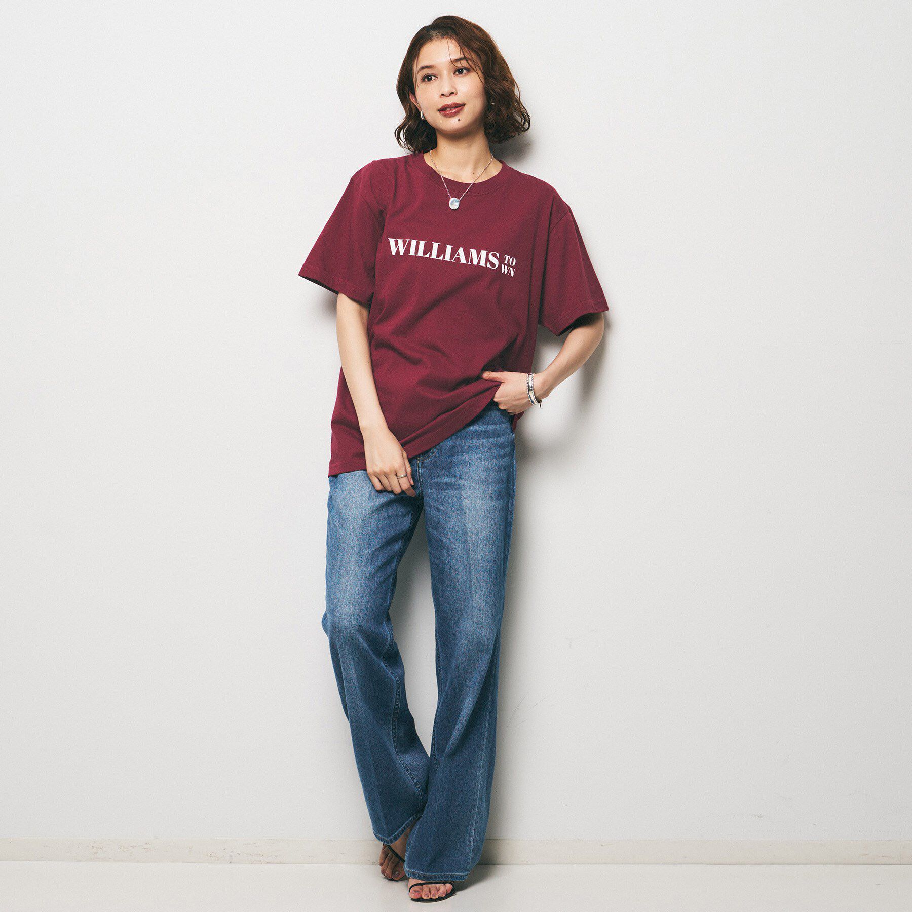 UNTITLED「【Healthy DENIM】Williams TownロゴTシャツ」|Tシャツ・カットソー|