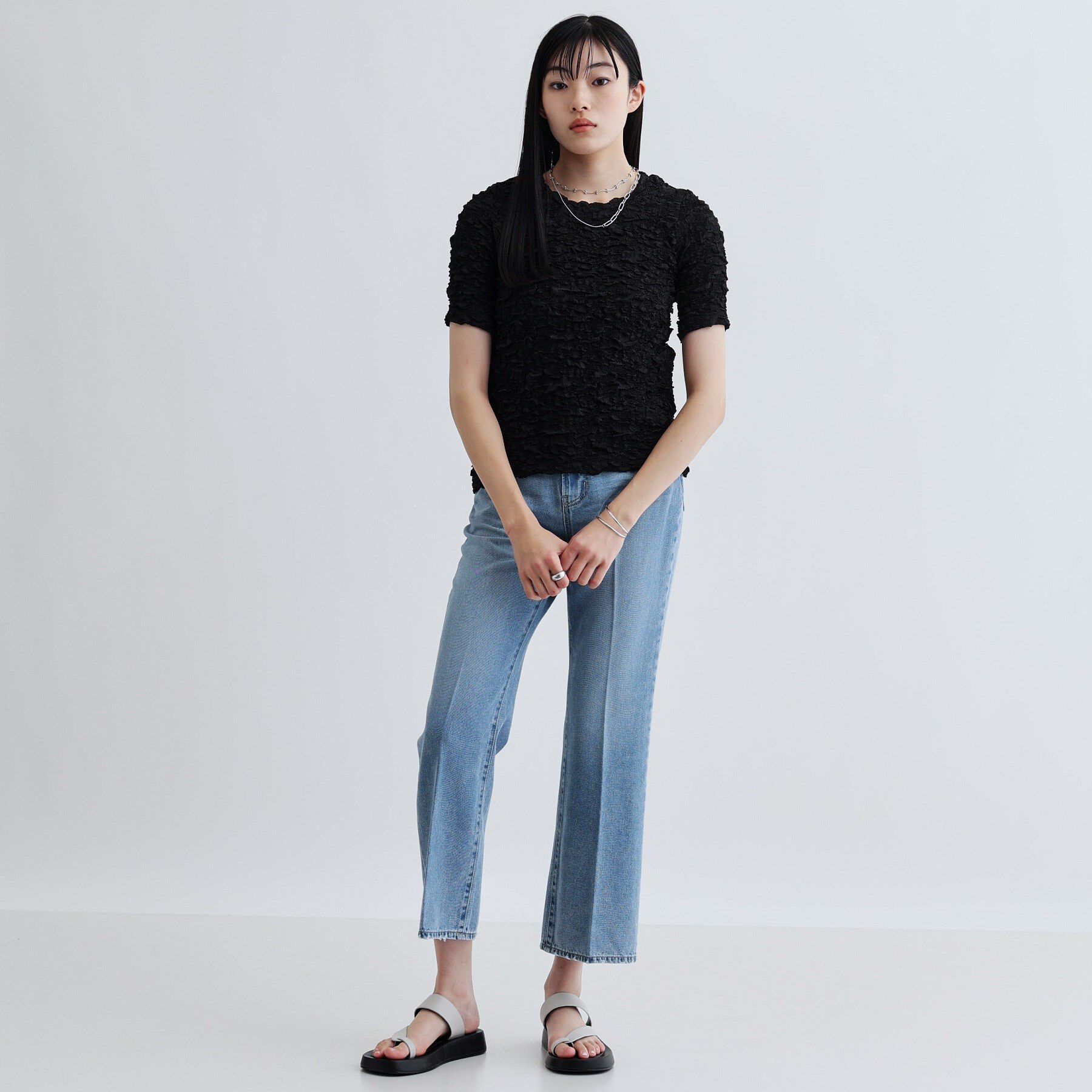 GALLEST「【セットアップ可能】ふくれジャカードトップス」|Tシャツ・カットソー|