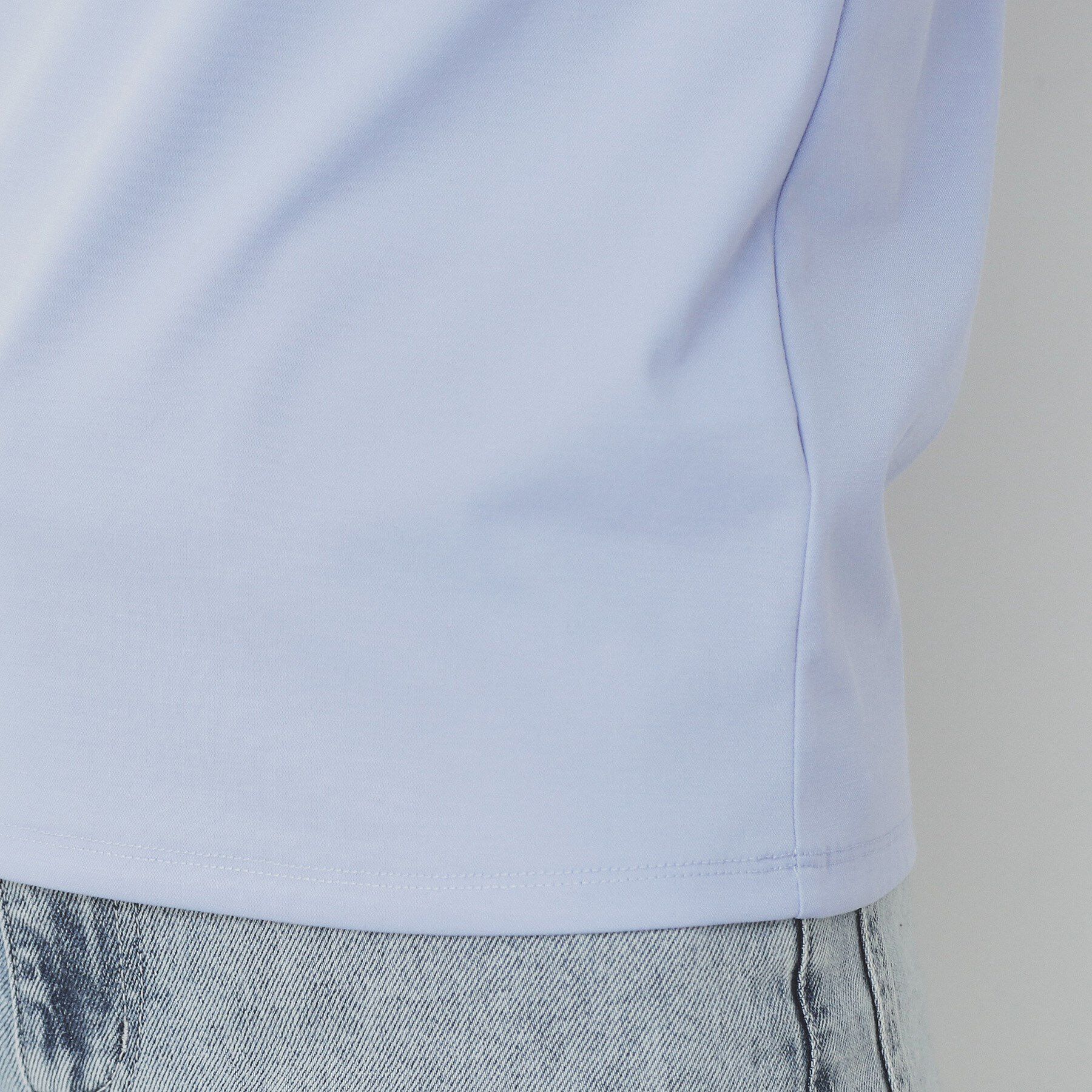 index「フロントパール調タックパフトップス【UV／接触冷感／洗濯機洗い可】」|Tシャツ・カットソー|