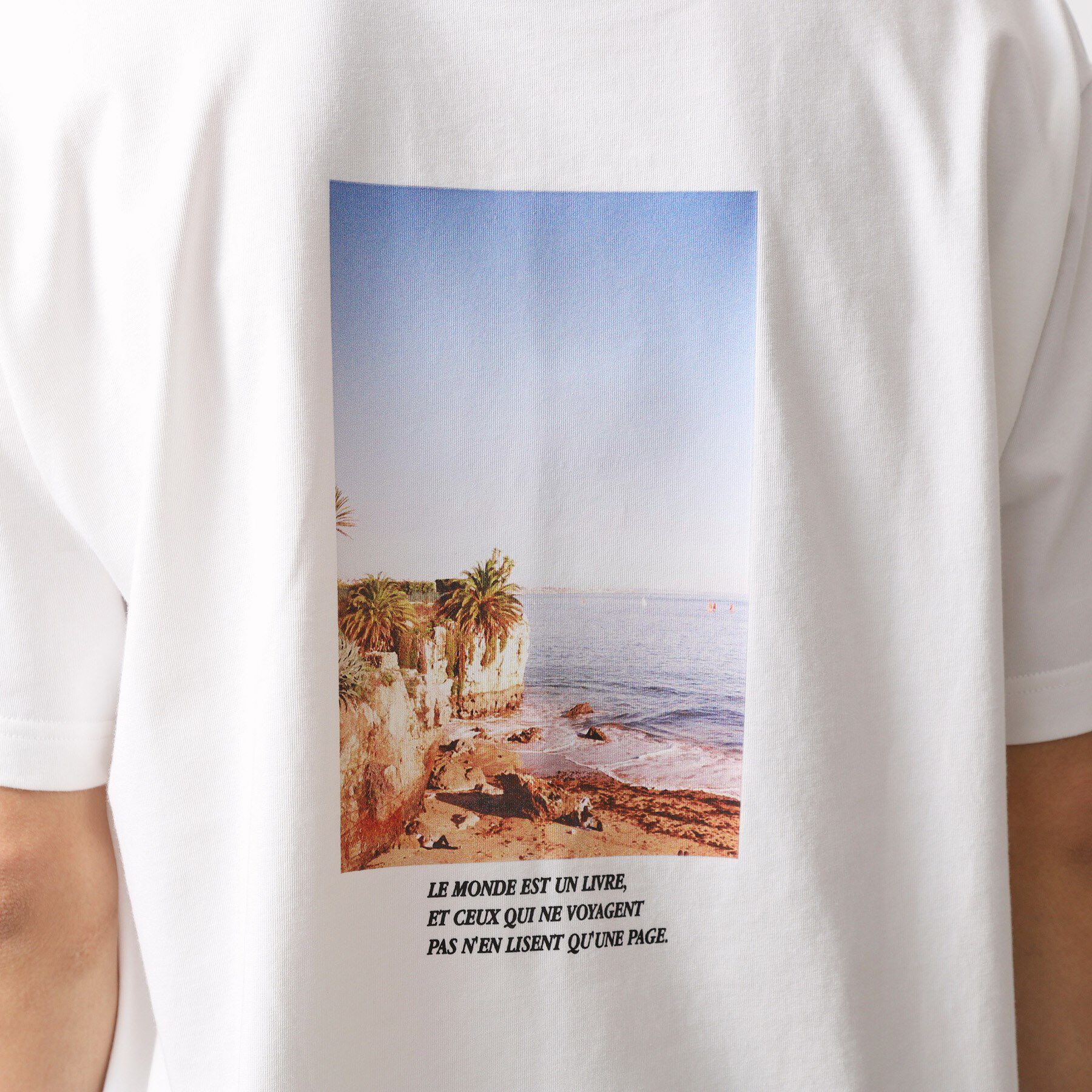 THE SHOP TK「【旅するTシャツ】フォトプリント 洗濯機OK/サスティナブル」|Tシャツ・カットソー|