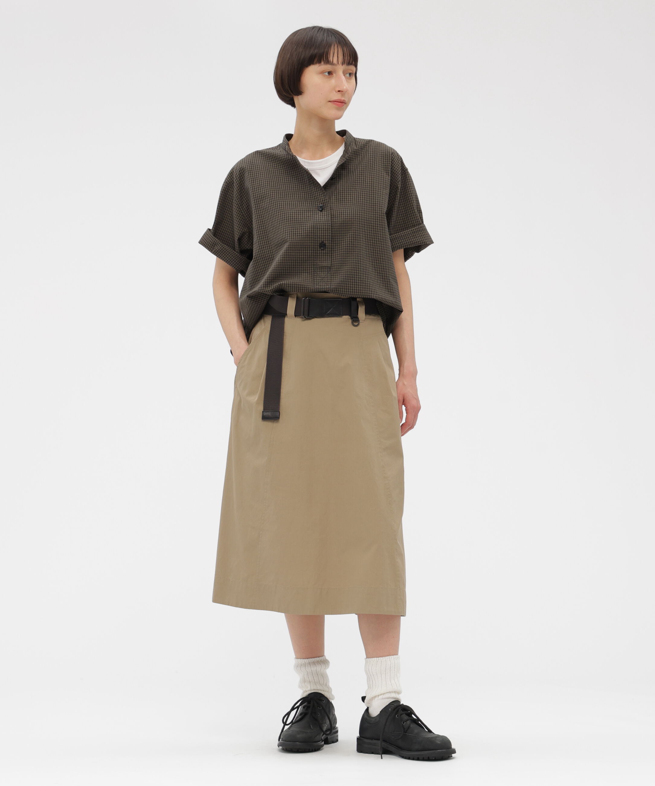 MHL.「YARN DYED COTTON VOILE SHIRT」|シャツ・ブラウス|