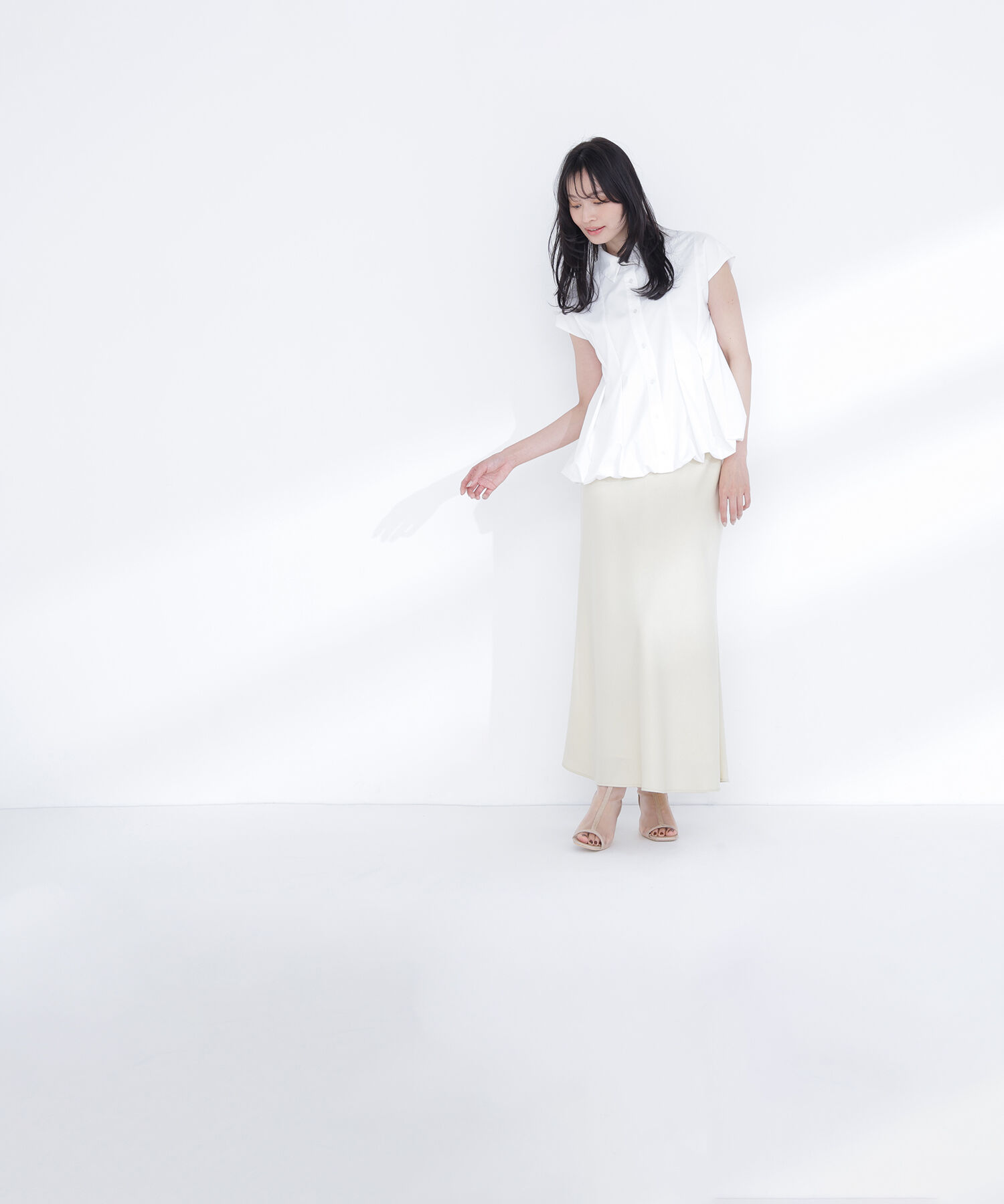  「バルーンヘムシャツ」|シャツ・ブラウス|