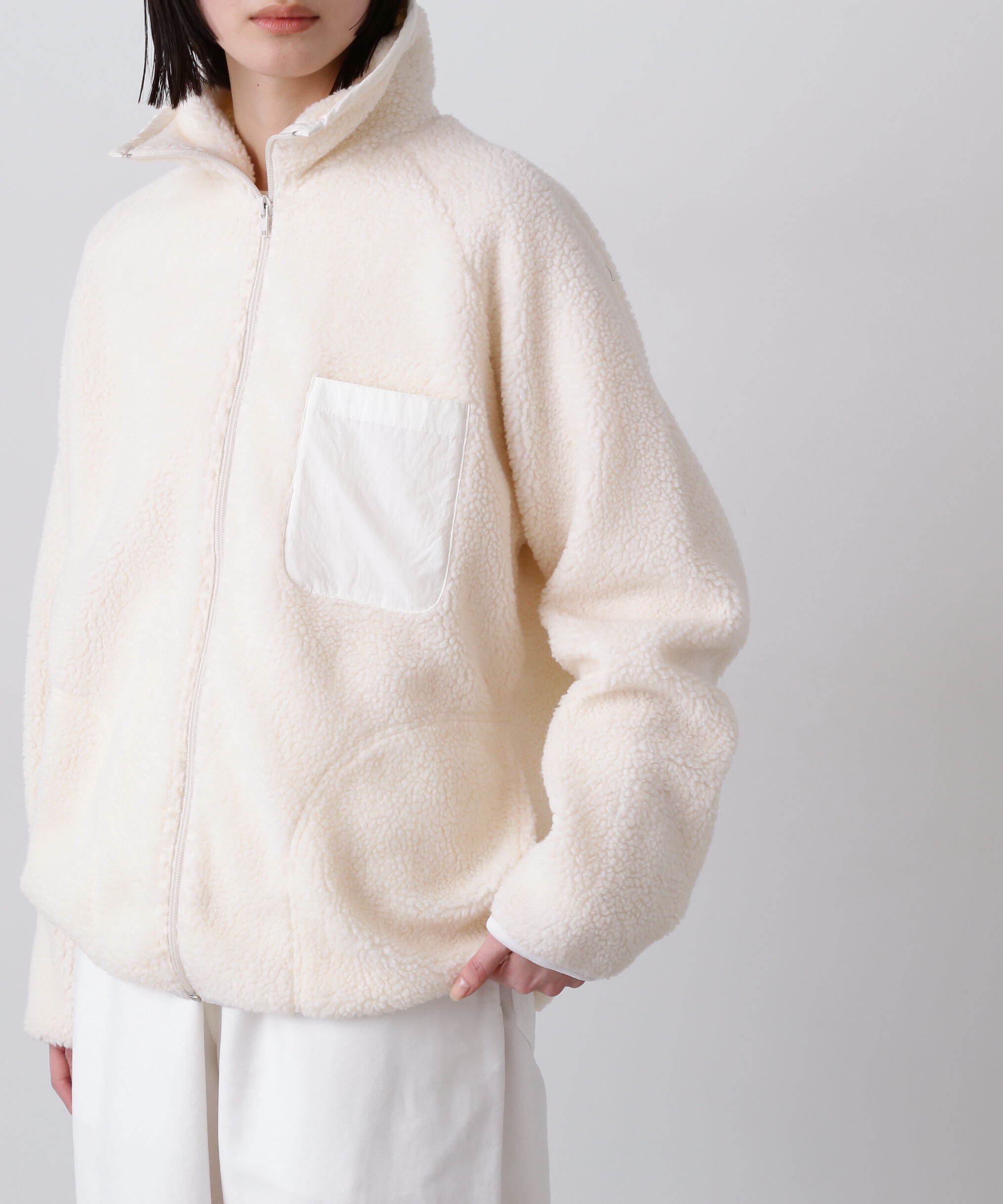 YLEVE 「Ｙ / RECYCLE POLYESTER BOA BLOUSON」|ブルゾン・スタジャン|