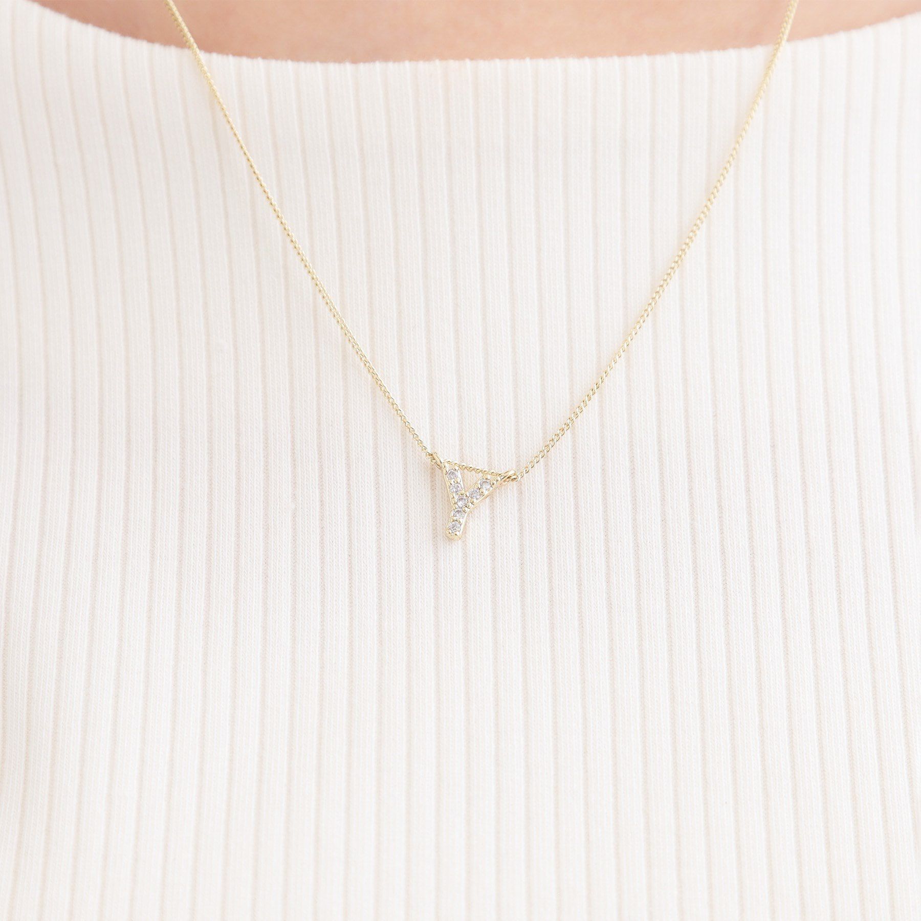 SHOO･LA･RUE「【イニシャル】プチペンダントネックレス」|ネックレス|